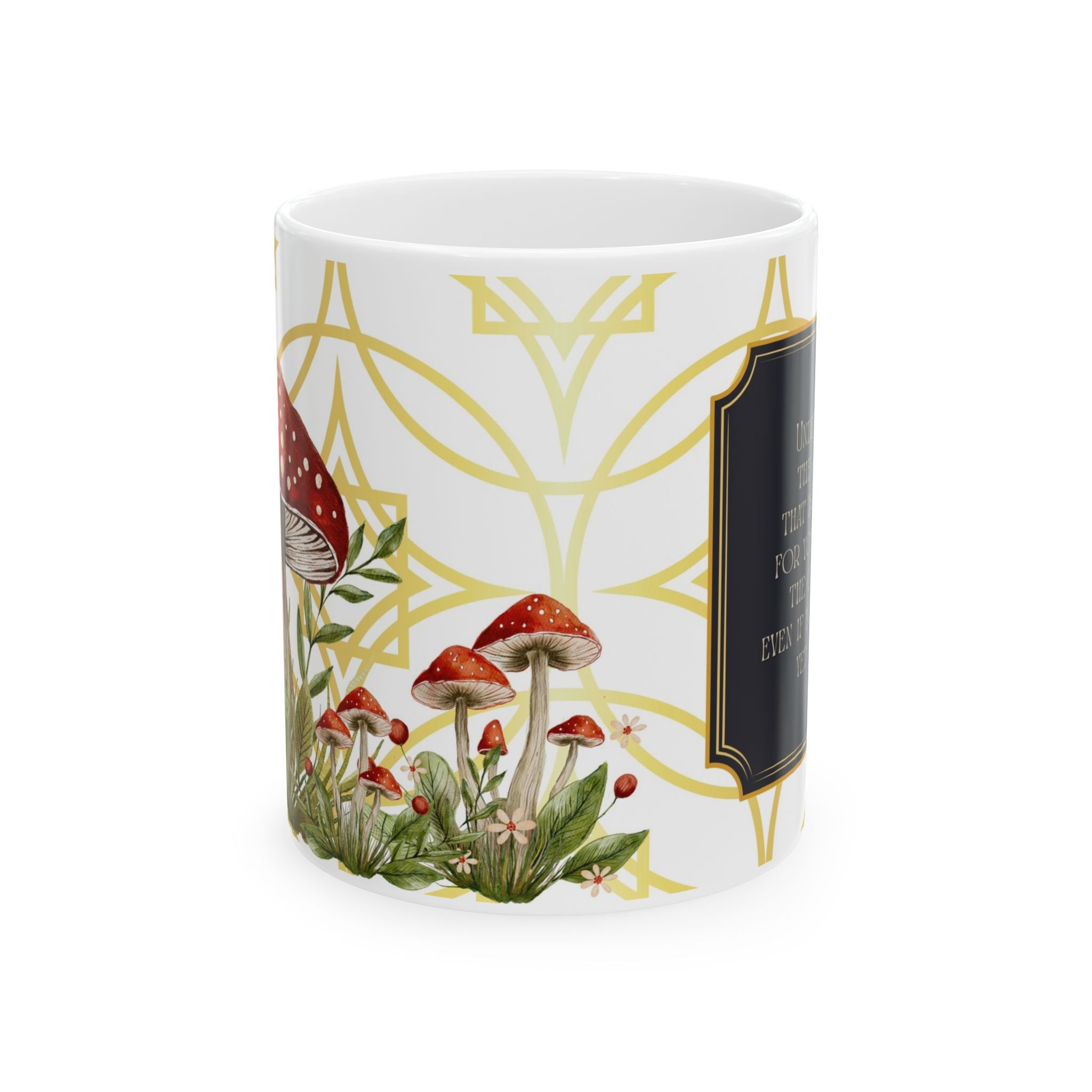 Inspirational Cottage Core Ceramic Mug (11oz, 15oz)