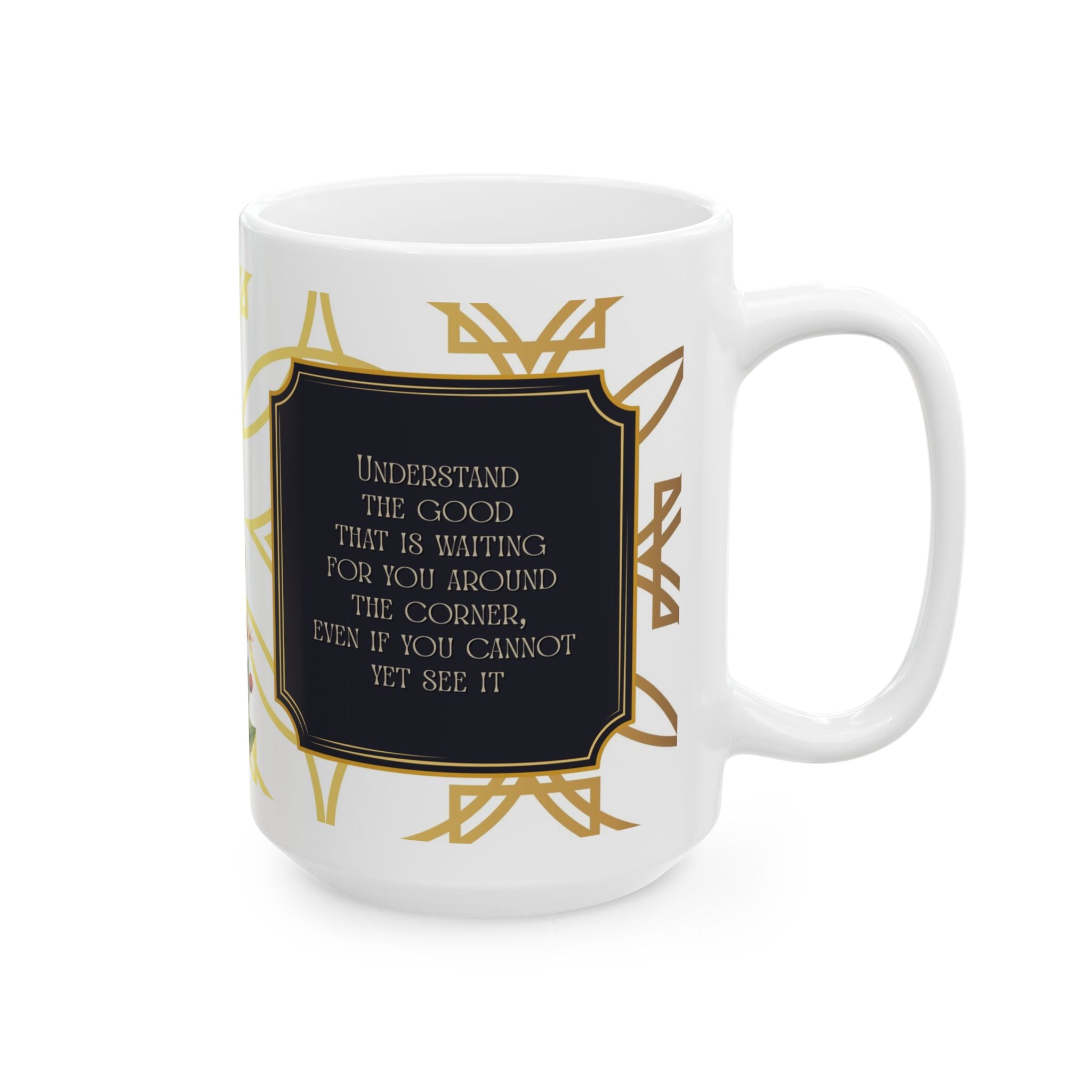 Inspirational Cottage Core Ceramic Mug (11oz, 15oz)