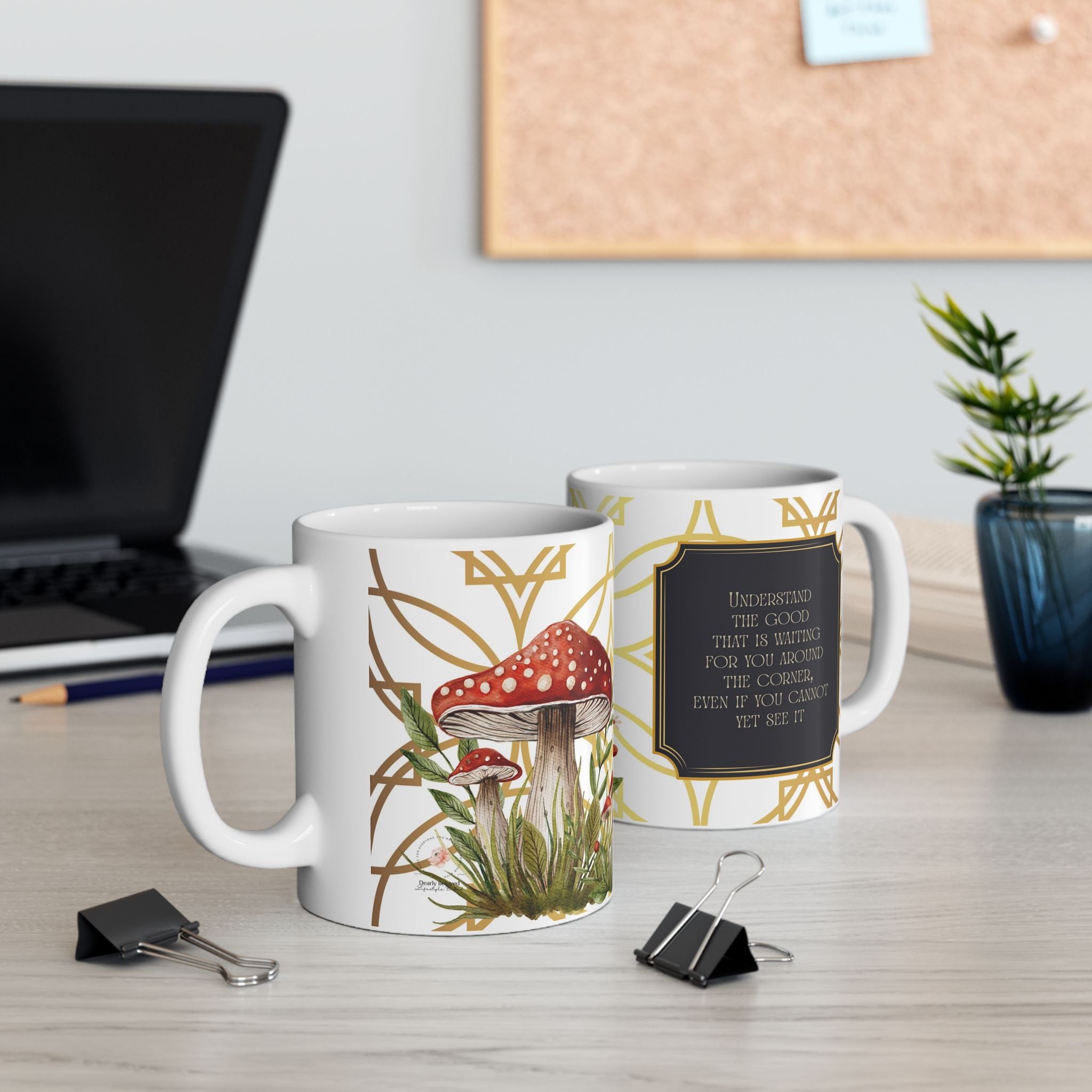 Inspirational Cottage Core Ceramic Mug (11oz, 15oz)