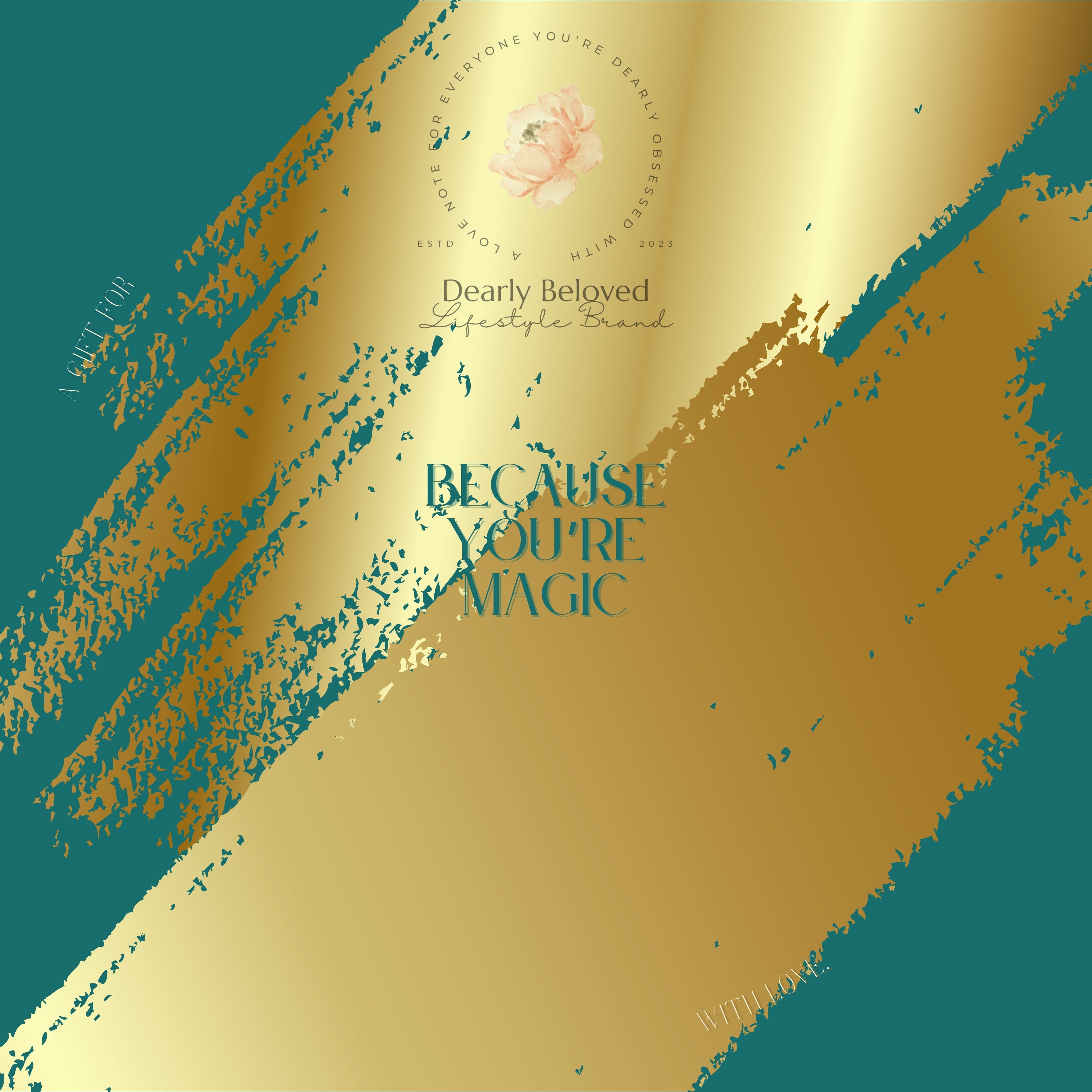 Digital Download Round Gift Tag "Magic"