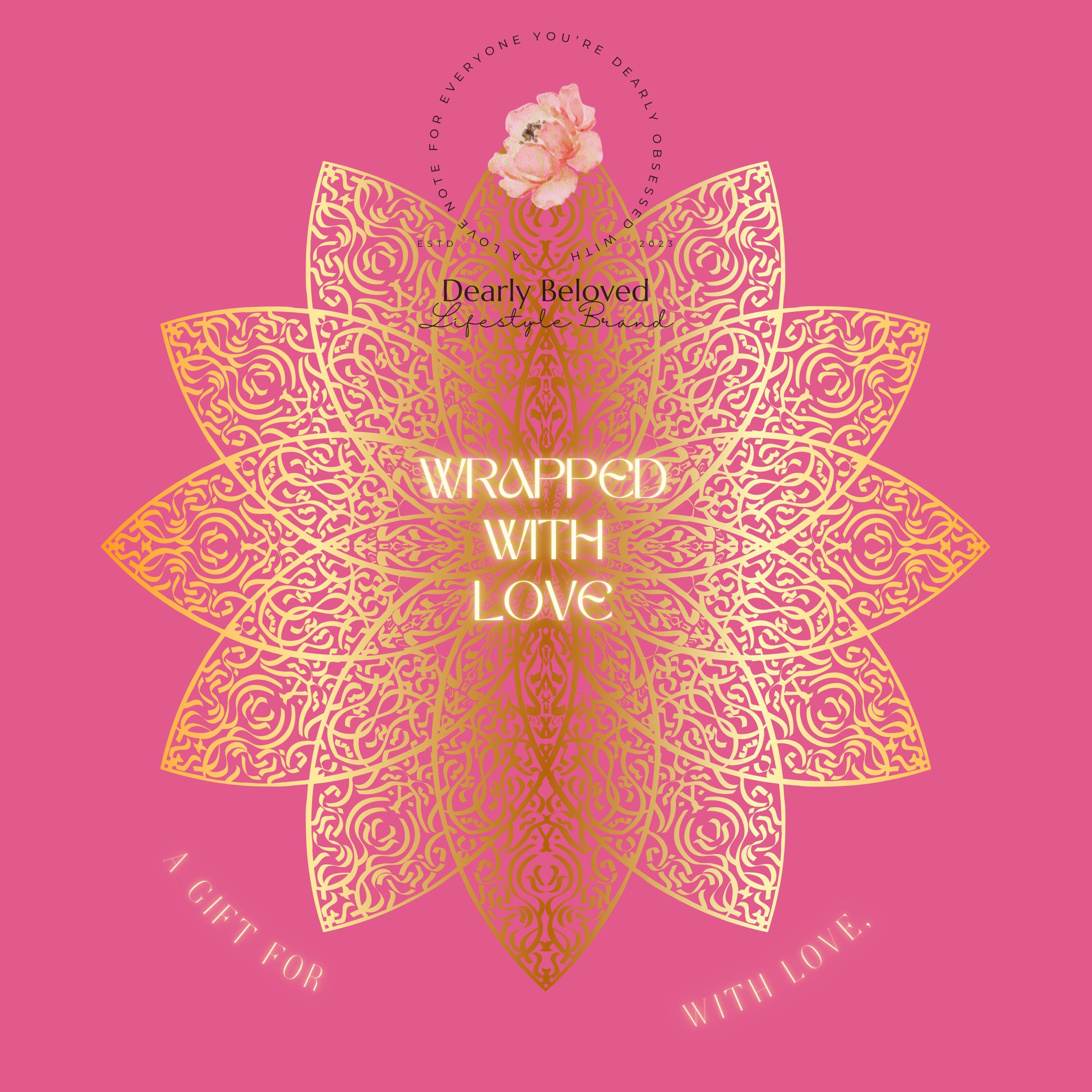 Digital Download Round Gift Tag "Love"